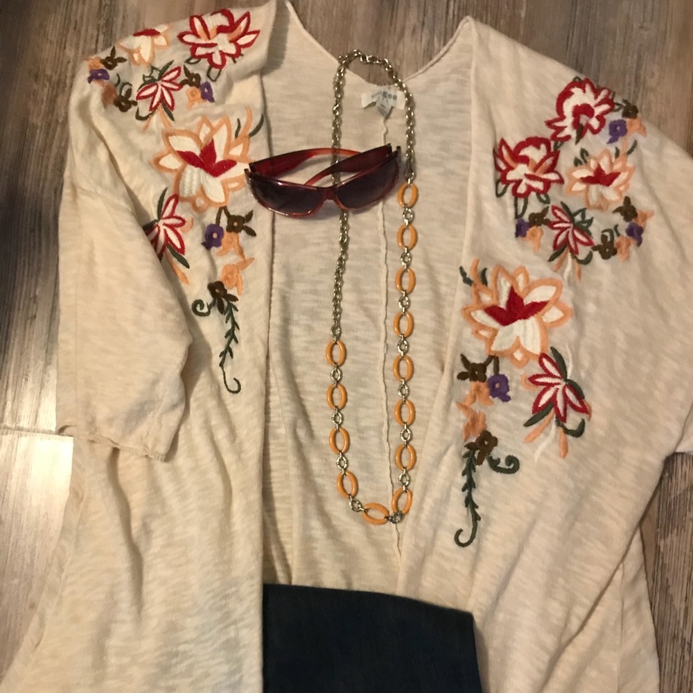 Long layering sweater NWOT